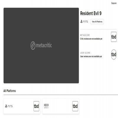 Resident Evil 9 появилась на Metacritic