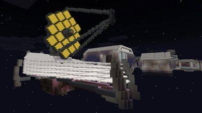 NASA построило телескоп Джеймса Уэбба в Minecraft, чтобы заинтересовать игроков изучать космос