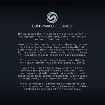 Frank Stone - Джейсон Шрайер - Шрайер: штат Supermassive Games сократят почти на треть - beltion-game.com - На