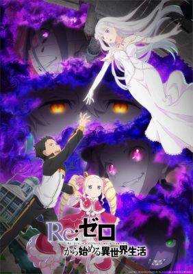 Герои и злодеи на постере третьего сезона «Re:Zero. Жизнь с нуля в альтернативном мире» - beltion-game.com - На