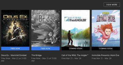 Стартовала раздача Deus Ex: Mankind Divided и The Bridge в Epic Games Store