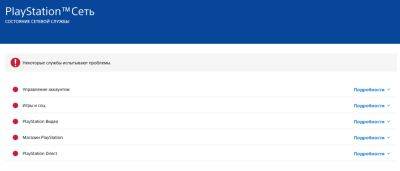 PSN работает с перебоями несколько часов — Sony в курсе проблемы