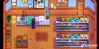 Xbox - Игрок Stardew Valley вандализирует магазин Пьера с предметами Joja - garantmarket.net