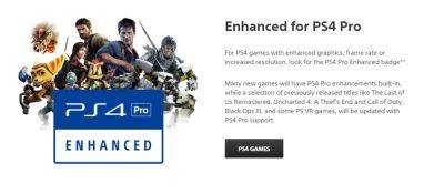 Игры с улучшениями для PS5 Pro получат логотипы PS5 Pro Enhanced - beltion-game.com - Для