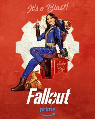 Элла Пернелл с бутылкой Ядер-Колы на новом постере сериала Fallout