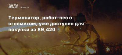 Термонатор, робот-пес с огнеметом, уже доступен для покупки за $9,420 - beltion-game.com - Сша - штат Огайо - Для