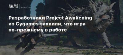 Разработчики Project Awakening из Cygames заявили, что игра по-прежнему в работе