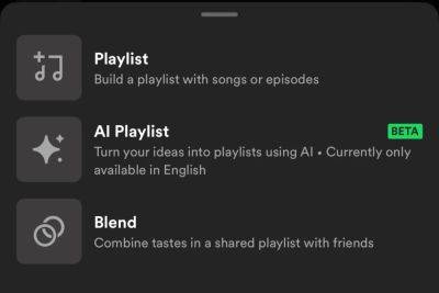 Spotify тестирует сгенерированные ИИ плейлисты на основе текстовых запросов - beltion-game.com - Англия - Австралия