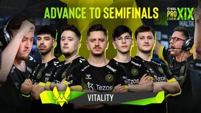 Astralis и Team Vitality прошли в полуфинал ESL Pro League Season 19 - sportarena.com - Мадрид - Мальта