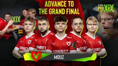 Team Vitality и MOUZ сыграют в финале ESL Pro League Season 19