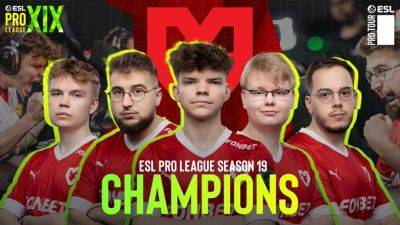 MOUZ обыграли Team Vitality и стали чемпионами ESL Pro League Season 19