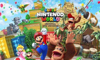 Открытие парка Super Nintendo World состоится в 2025 году в Орландо