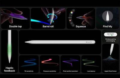 Apple Pencil Pro добавляет новые жесты сжатия и детектор поворота за $129 - beltion-game.com