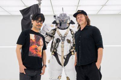 Звезда Death Stranding Норман Ридус встретился с Хидео Кодзимой под аплодисменты сотрудников Kojima Productions