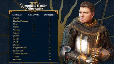 Сиквел Kingdom Come: Deliverance получит русские субтитры