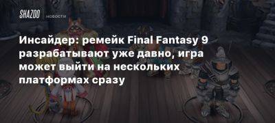 Инсайдер: ремейк Final Fantasy 9 разрабатывают уже давно, игра может выйти на нескольких платформах сразу