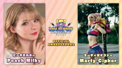 Эшли Грэм - Косплеерши Peach Milky и Marty Cipher стали официальными лицами Lollipop Chainsaw RePOP - beltion-game.com