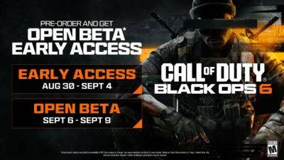 Бета Black Ops 6 стартует сразу на всех платформах — впервые в истории Call of Duty