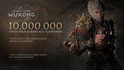 Тираж Black Myth: Wukong превысил 10 миллионов копий - beltion-game.com