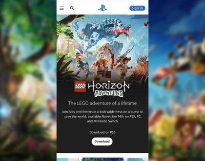 LEGO Horizon Adventures может выйти уже 14 ноября