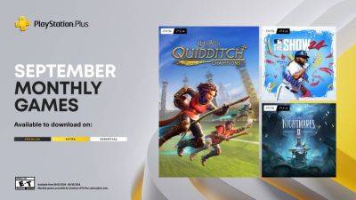 PS+ в сентябре: Quidditch Champions, MLB The Show 24 и Little Nightmares II