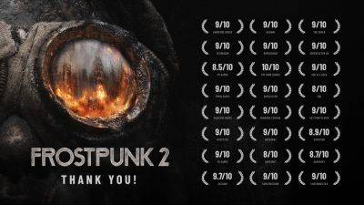 Разработчики Frostpunk 2 поблагодарили игровые СМИ за высокие оценки игры и объявили патч первого дня