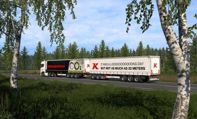 Euro Truck Simulator 2 получила набор немецких прицепов Kässbohrer