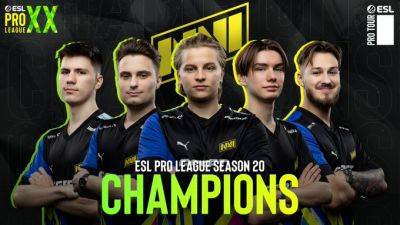 NAVI — чемпионы ESL Pro League Season 20