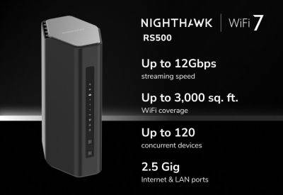 Netgear представляет новые маршрутизаторы WiFi 7 серии Nighthawk